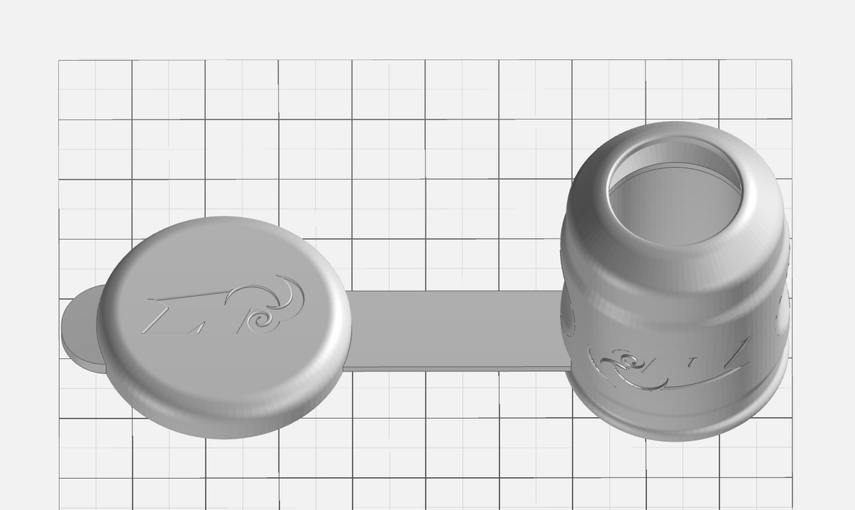 Air Armor CAD image - Top view.