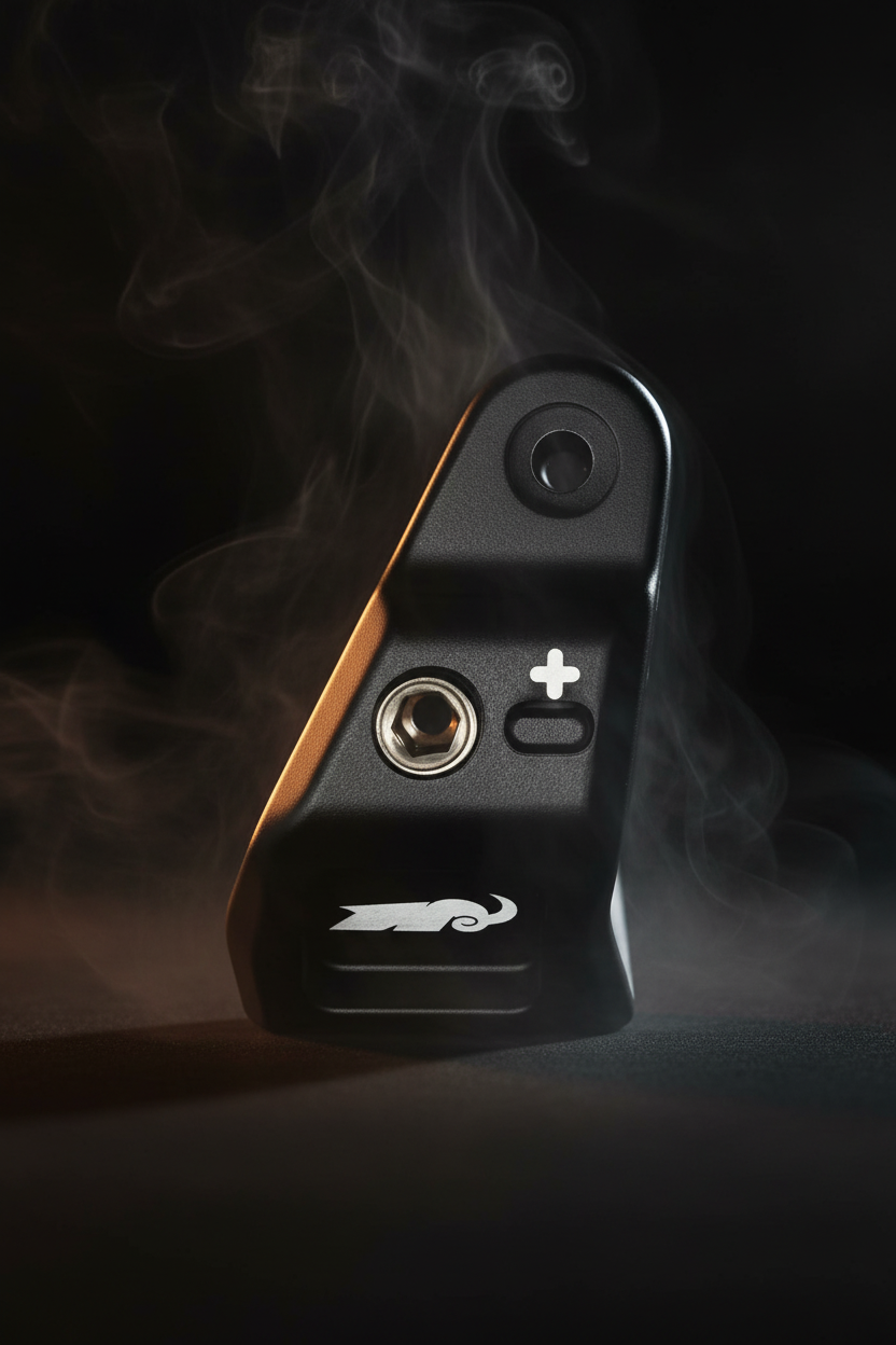 black bracket with dark background 