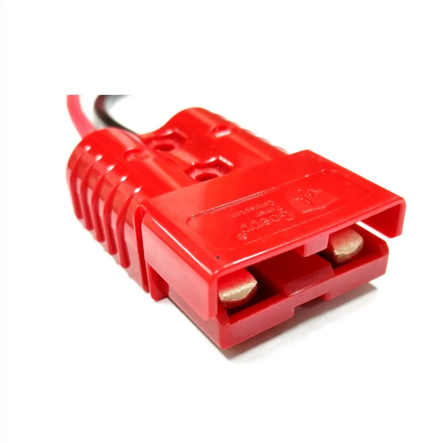 Anderson SB120 connector, red.