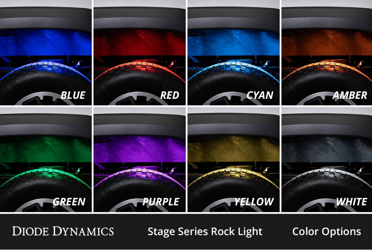 Diode Dynamics Rock Light RGBW Color Options