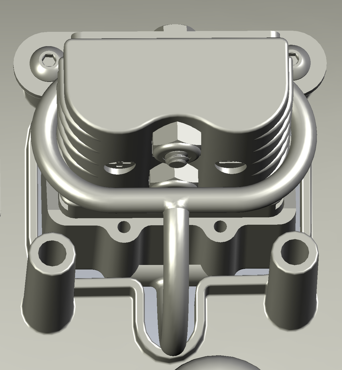 Rear Profile of Multi-Mount with Anderson Connector