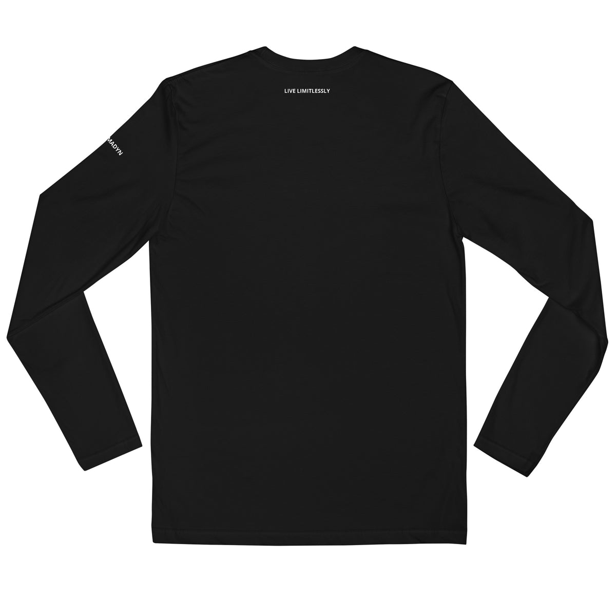 Black long sleeved shirt mockup