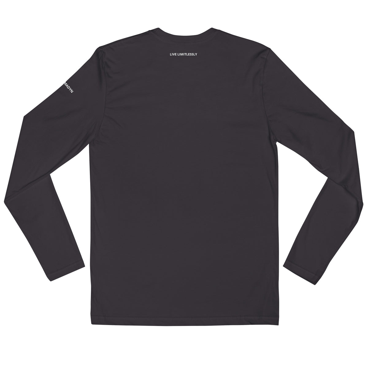 Grey long sleeved shirt mockup